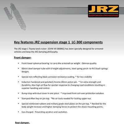 JRZ suspension stage 1